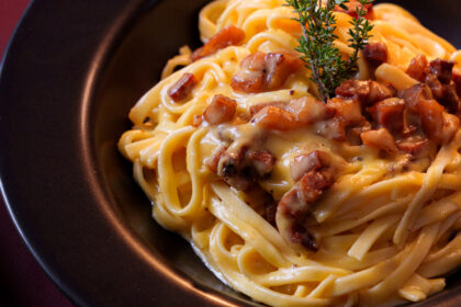 Tagliatelle alla carbonara