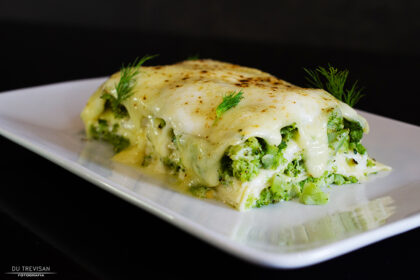 Lasagna Brócolis e gorgonzola