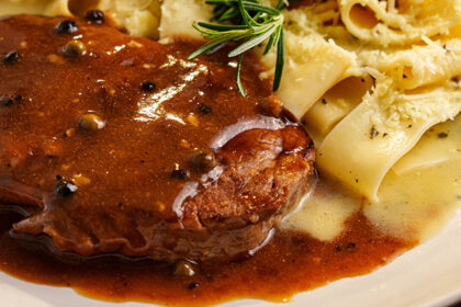 Pappardelle con filetto di Manzo